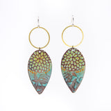 Aqua Blooms Earrings