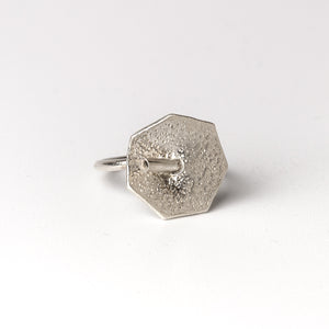 Geometric  Flower Ring