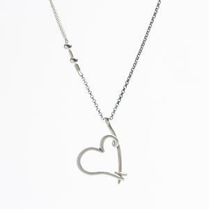Long Heart Necklace