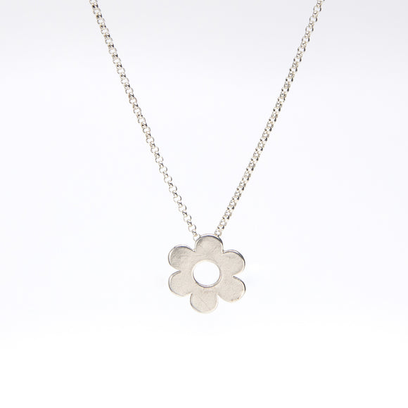 Petite Daisy Pendant Necklace