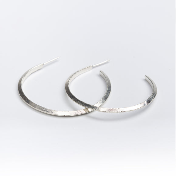 Textured Hoop Earrings