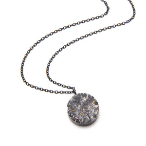 Mugen Hollow Large Pendant Necklace (circle)