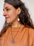 Mugen Hollow Drop Post Earrings