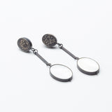 Mugen Hollow Drop Post Earrings