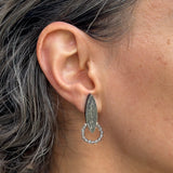 Labradorite Marquise Earrings