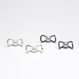 Infiniti Pearl Post Earrings - Silver