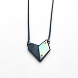 Chevron Heart Necklace
