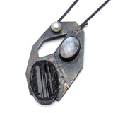 Black and White Trio Necklace
