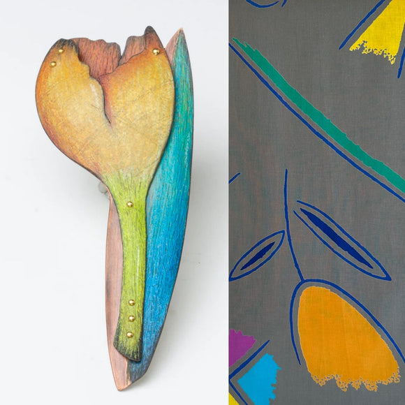 Tulips - Tulip Brooch