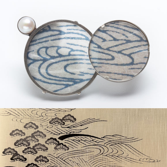 Flora and Landscape - Current I Brooch