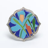 Six-Petalled Lotus Flower - Yukata Brooch