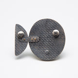 Fish and Poppies - Fishy Brooch