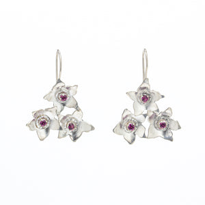 Sakura - Triple Blossom Earrings
