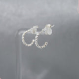 Mini dotted Hoop Earrings