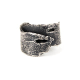 Cherry Bark Ring sterling silver