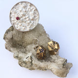 Tory Herford - Crystal Landscape Ring with Ruby