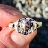 Melissa Scoppa - Sundial Signet Ring