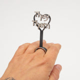 Katie Poliquin - They/Them Bubble-Wand Ring