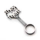 Katie Poliquin - They/Them Bubble-Wand Ring