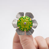 Navah Langmeyer - Polka Dot Flower Ring