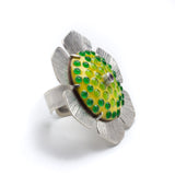 Navah Langmeyer - Polka Dot Flower Ring