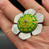 Navah Langmeyer - Polka Dot Flower Ring