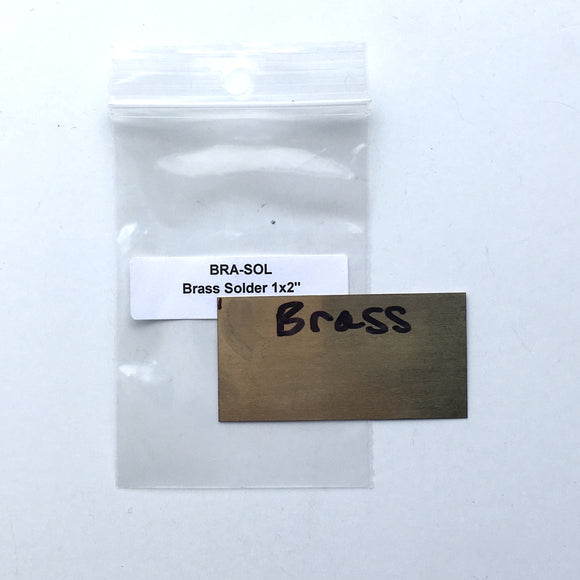 Solder, Brass