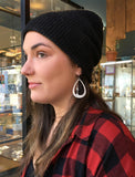 Stainless Steel Mountain and Tree Earrings