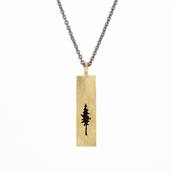 Majestic Conifer Tree Necklace