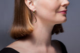 Small Gold Twist Hoop Earrings
