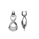 Large Multi-Twist Drop Earrings