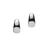 Small Silver Twist Hoop Earrings