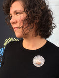 Stormy Sky Brooch and Bolo Tie