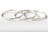 Forged Three Sided Bangle
