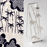 Yuko Tanaka - Mura-take II Yukata Jewelry Show vintage Japanese cotton bamboo silver brooch