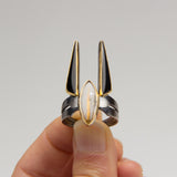 Josiah Trujillo - Rutile and Jade Ring