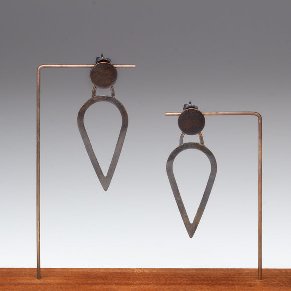 Dark Drop Earrings