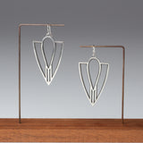 Sterling Silver Deco Shield