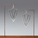 Sterling Silver Deco Shield