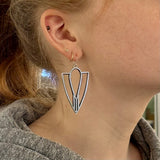 Sterling Silver Deco Shield