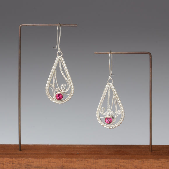 Filigree Teardrop Earrings