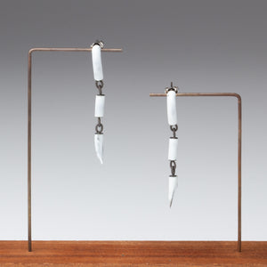 found steel objects, vitreous enamel, stainless steel