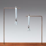 found steel objects, vitreous enamel, stainless steel