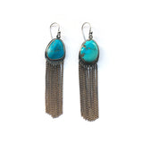 Turquoise Fringe Earrings