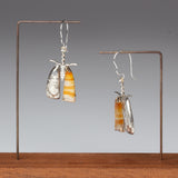 sterling silver, 14k gold, Montana agate