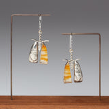 sterling silver, 14k gold, Montana agate