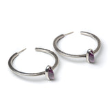 Textured Hoop Earrings