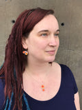 Sunset Porcelain Cluster Earrings