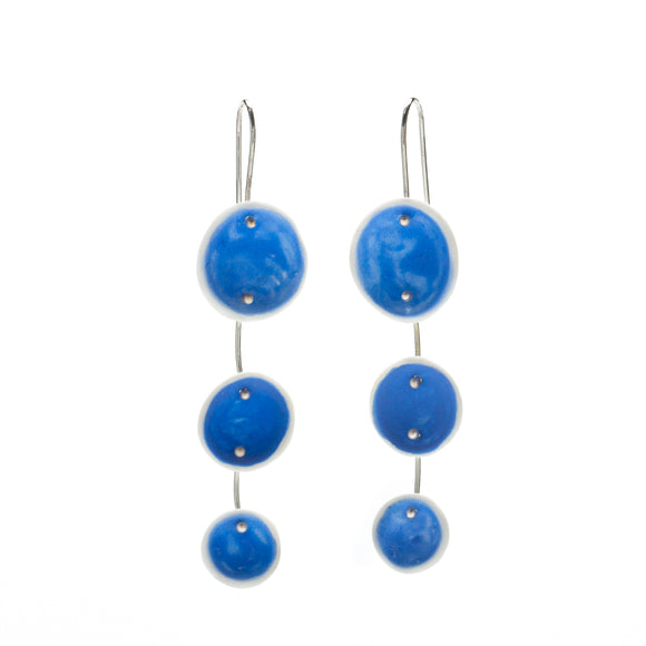 Periwinkle Porcelain Pod Earrings