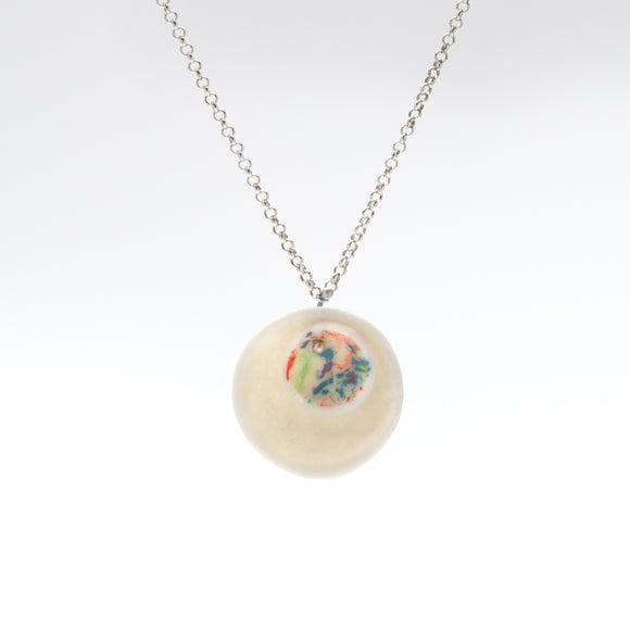 Large Nest Porcelain Necklace